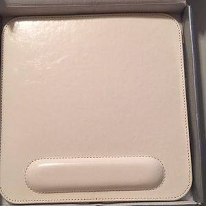 COPY - Londo cream beige padded wrist mouse pad New